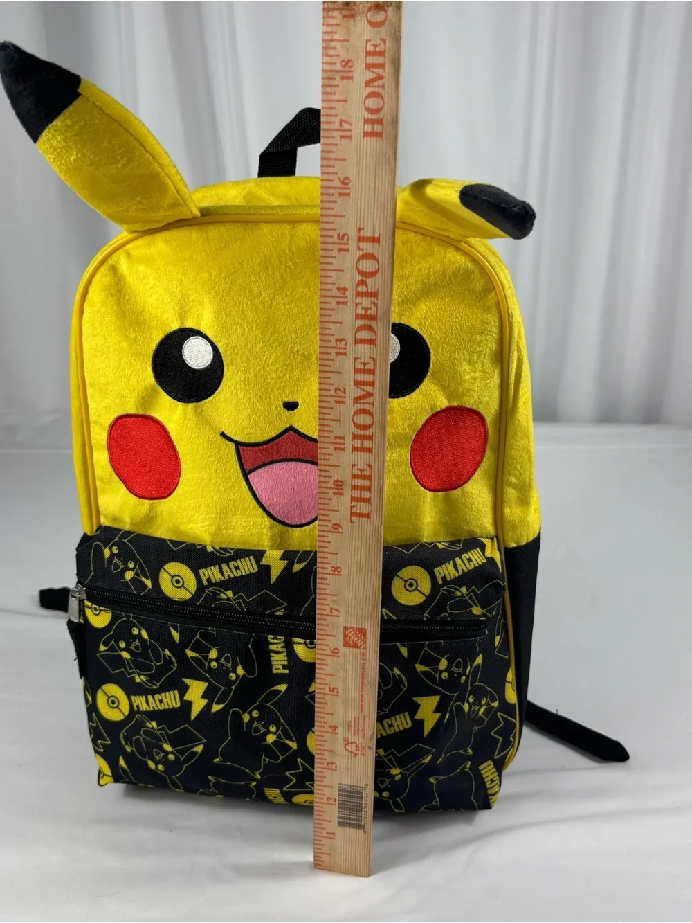 Pokémon Pikachu Plush Backpack NWOT Soft School Backpack